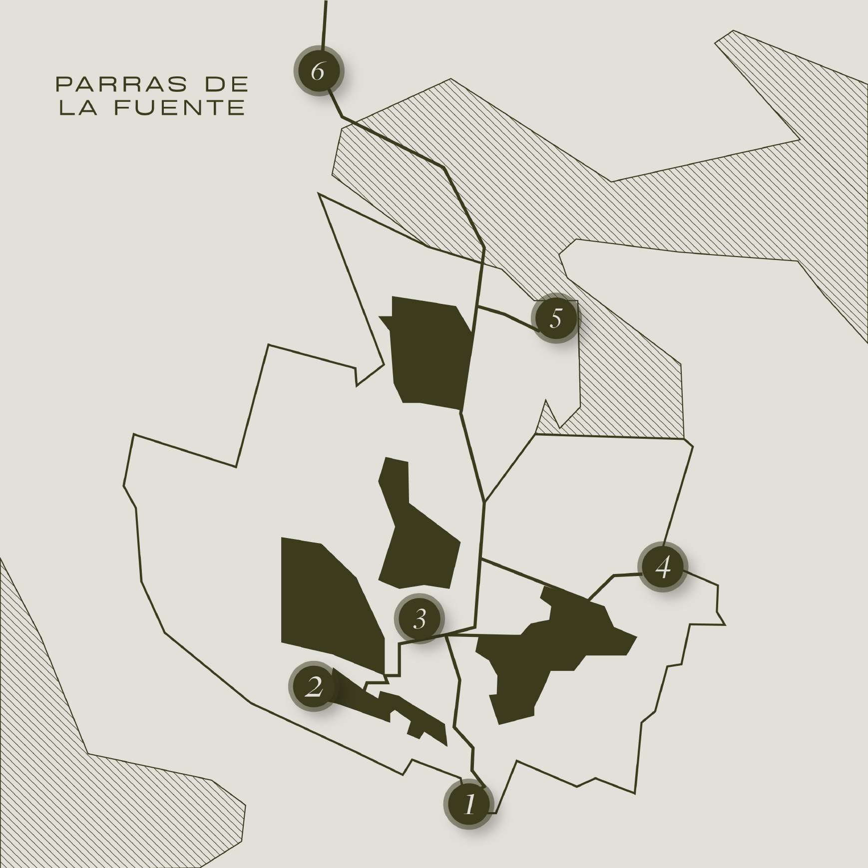 Mapa Parras de la Fuente