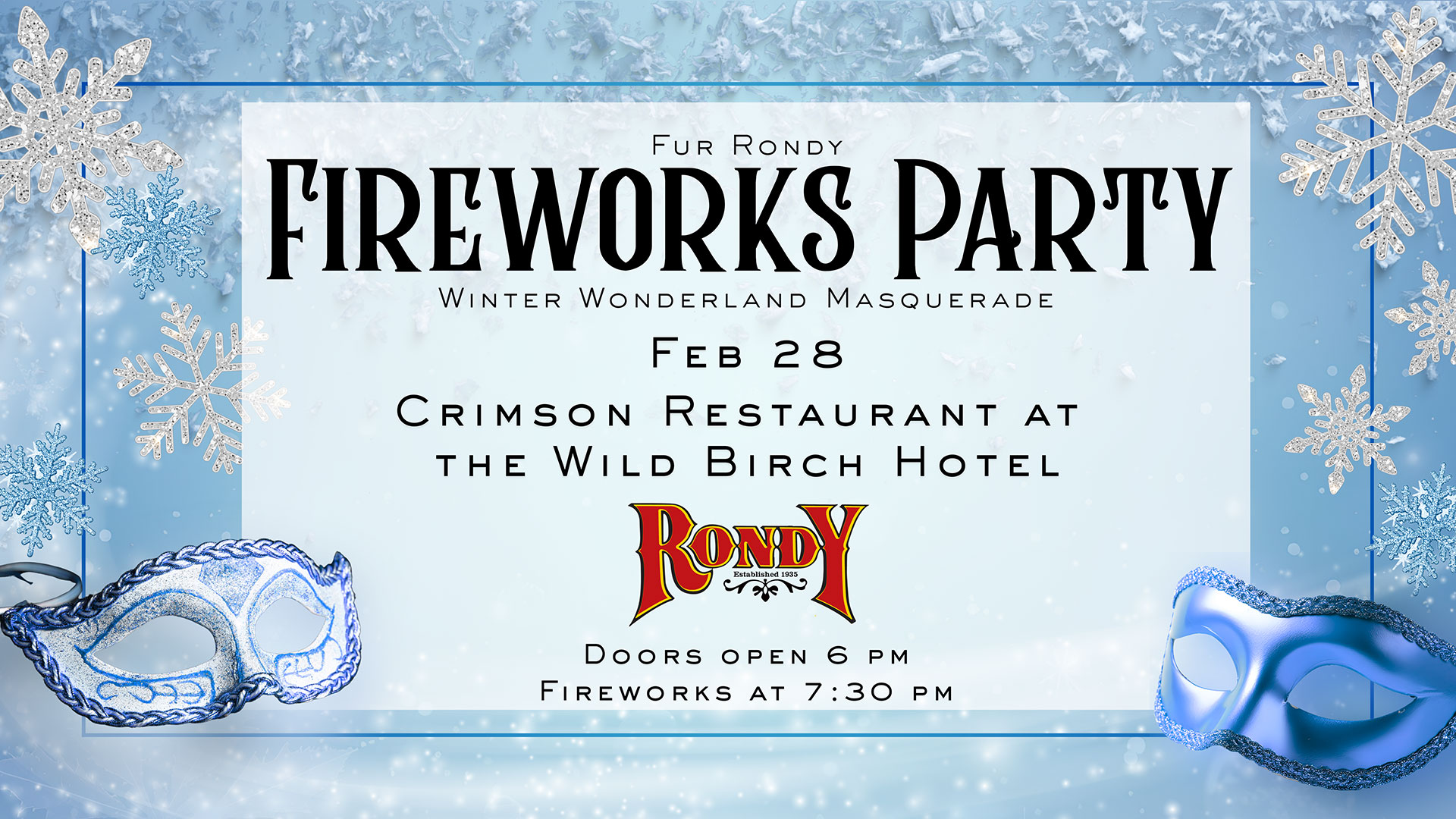 Fur Rondy Fireworks Party
