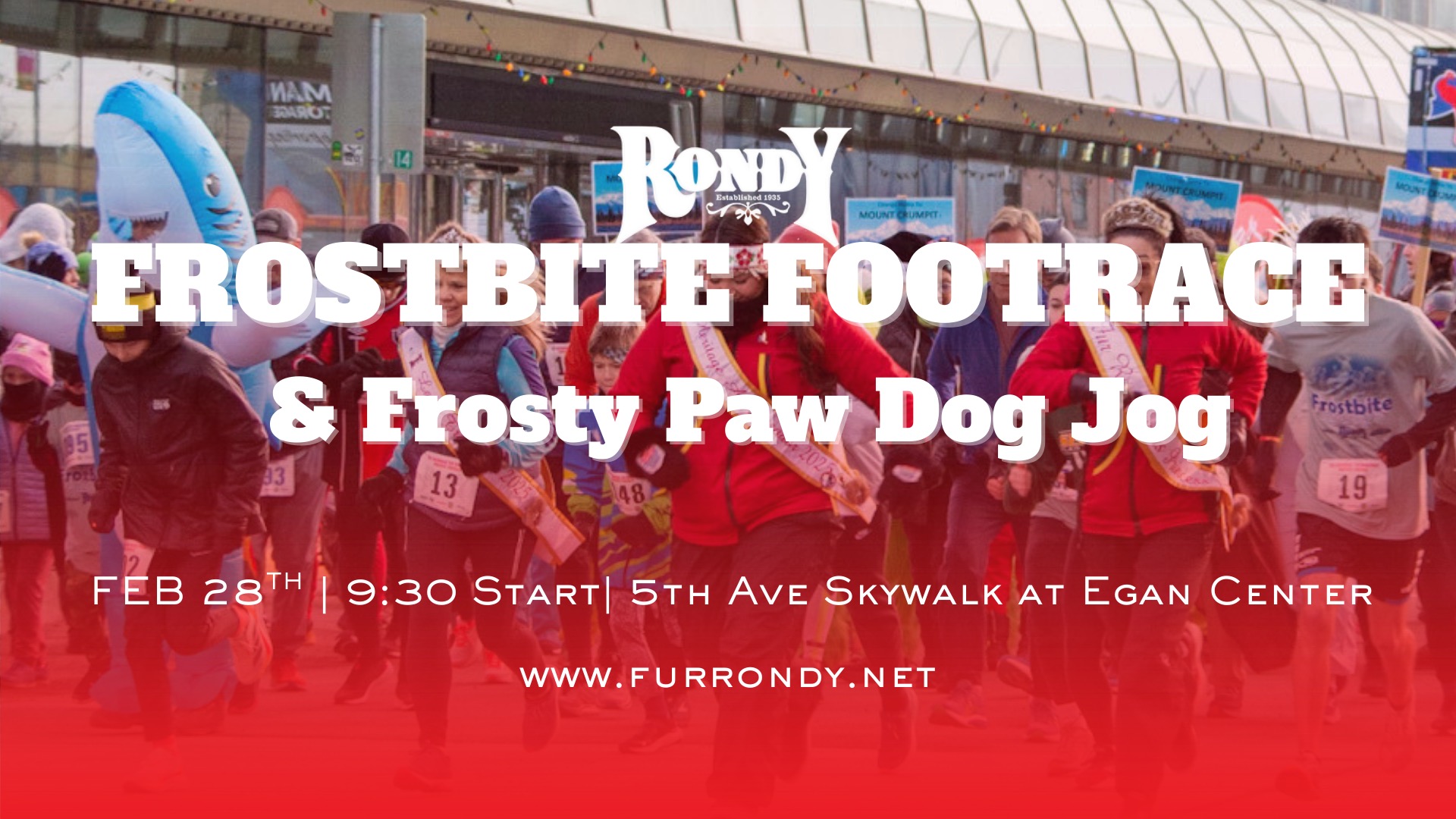 Frostbite Footrace, Costume Fun Run & Frosty Paw Dog Jog