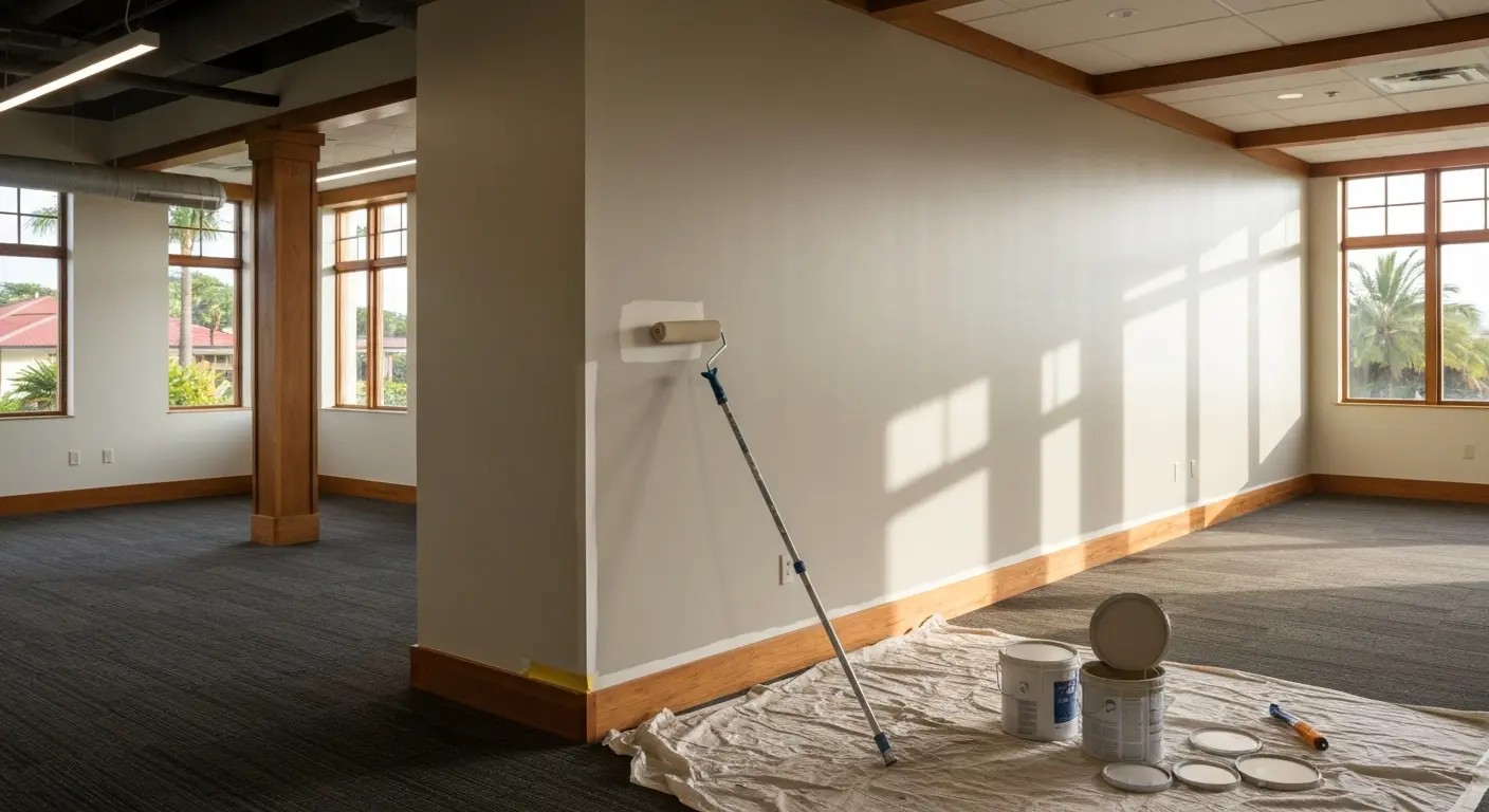 Commercial interior painting