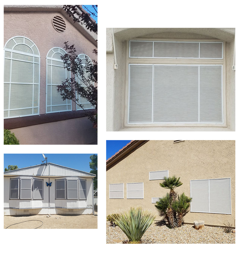 Gray Solar Screens in Las Vegas, Nevada