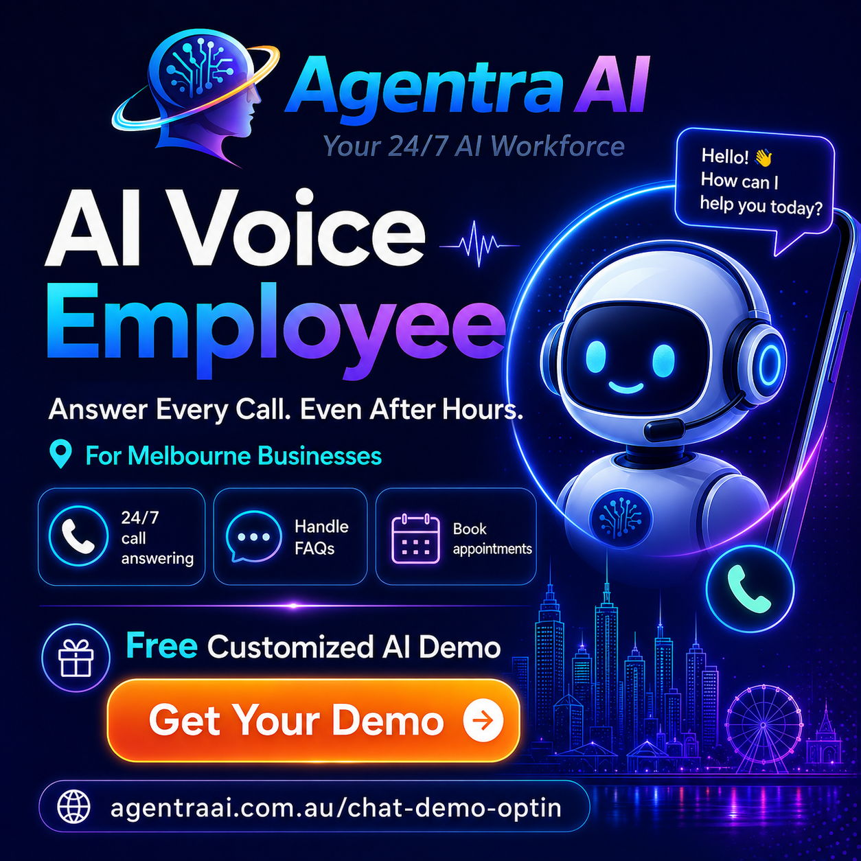 Agentra AI campaign creative