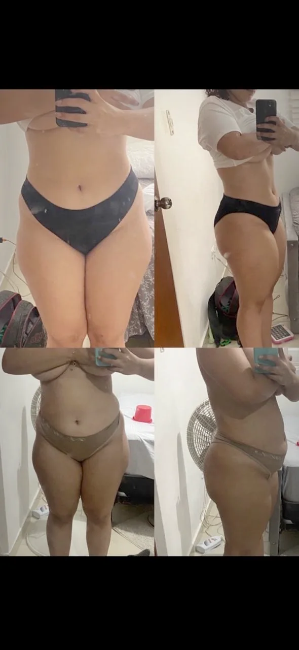 Transformación antes y después