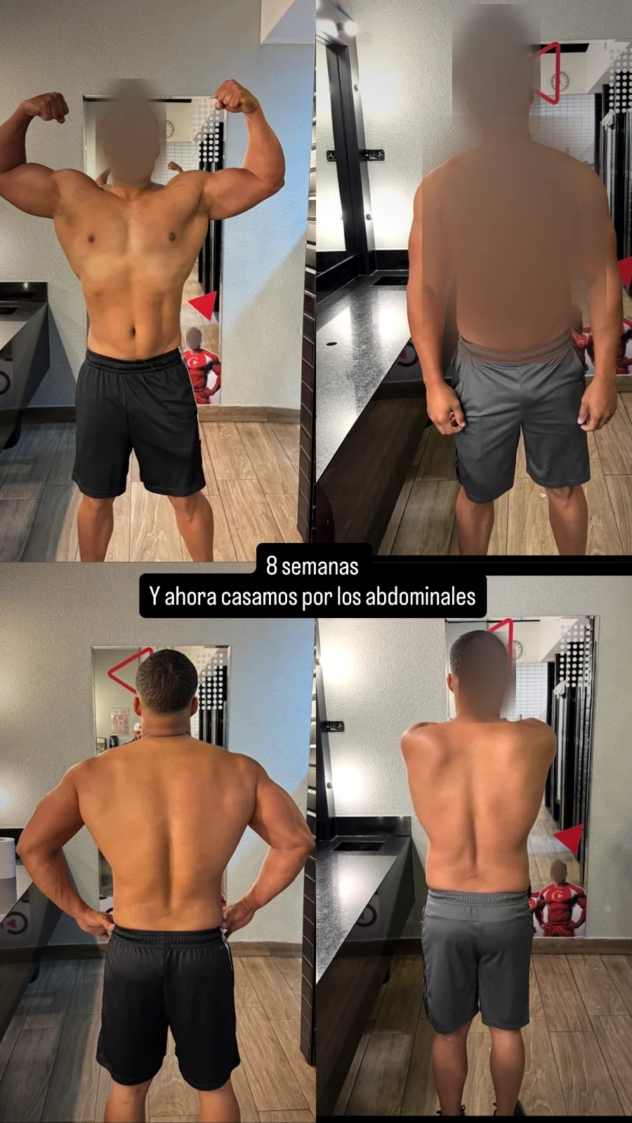 Transformación antes y después