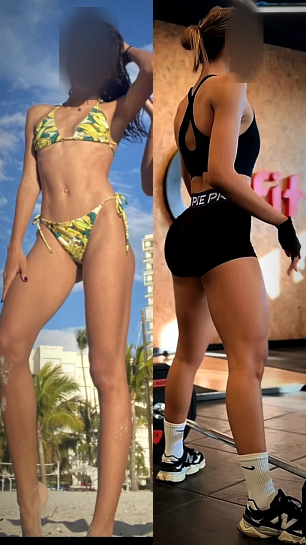 Transformación antes y después
