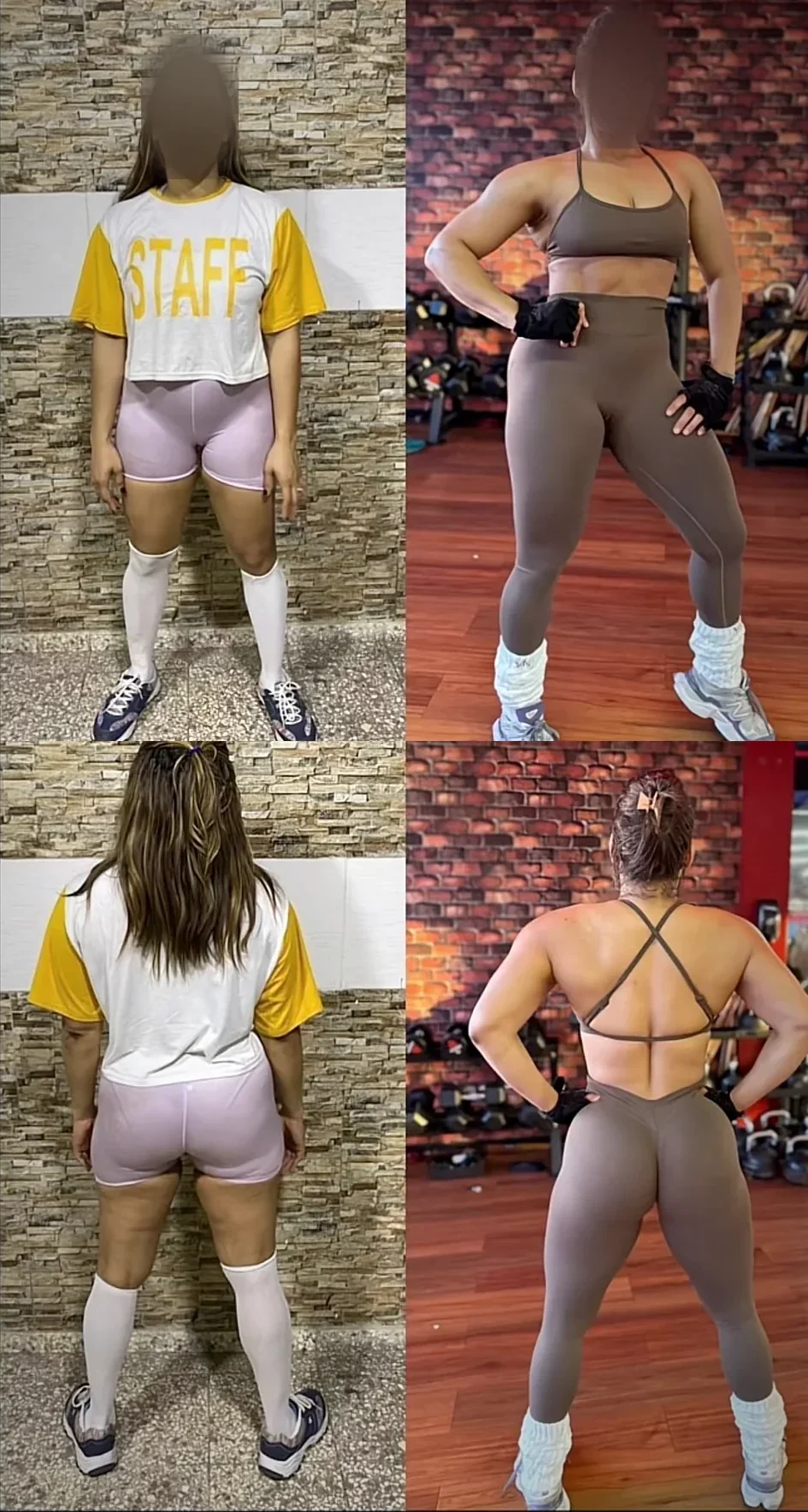 Transformación antes y después