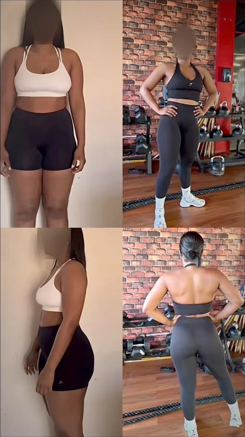 Transformación antes y después
