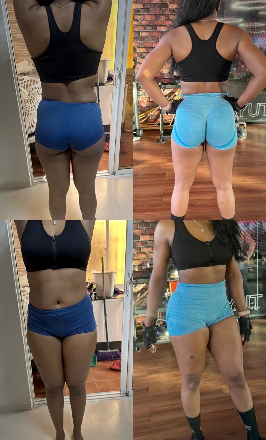 Transformación antes y después