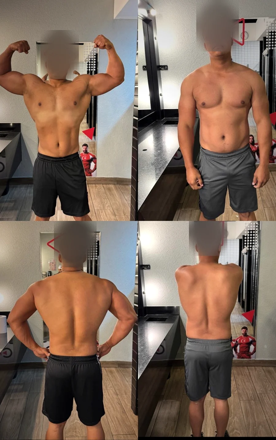Transformación antes y después