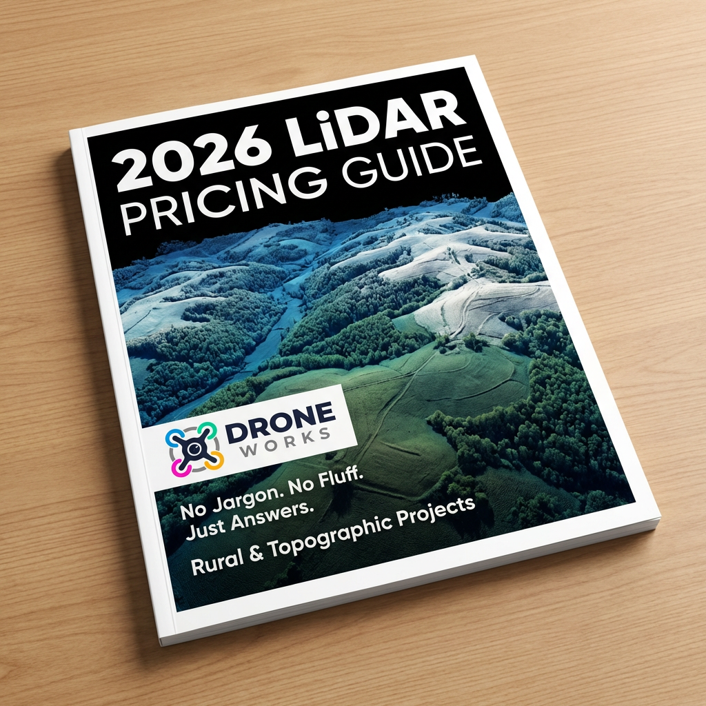 Preview of the DroneWorks guide to drone LiDAR survey costs