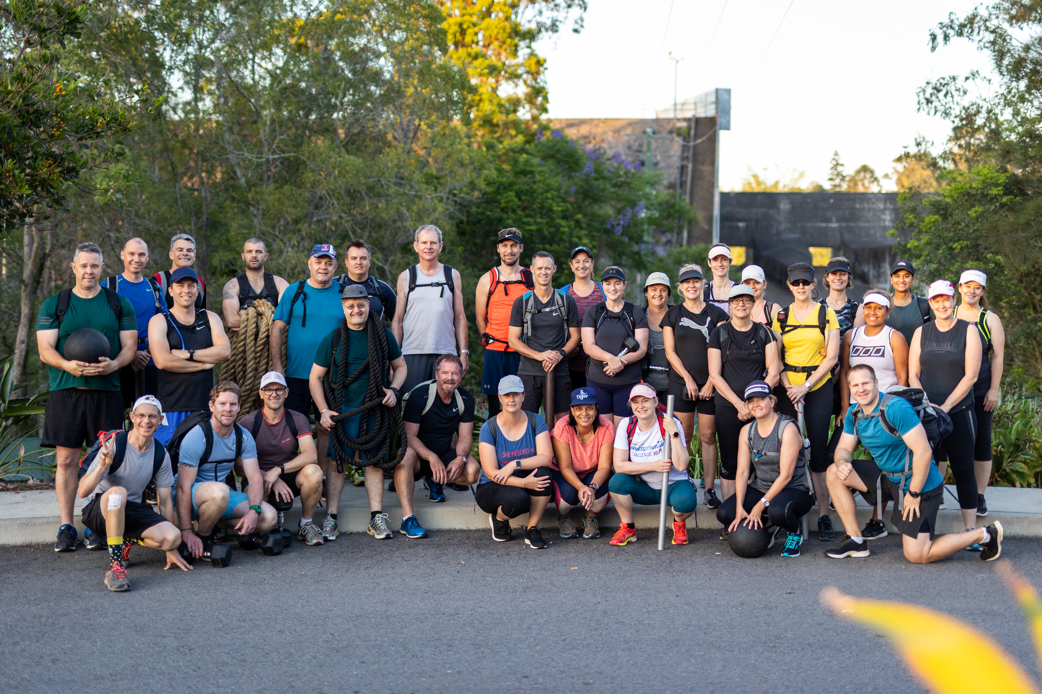 Group training photo