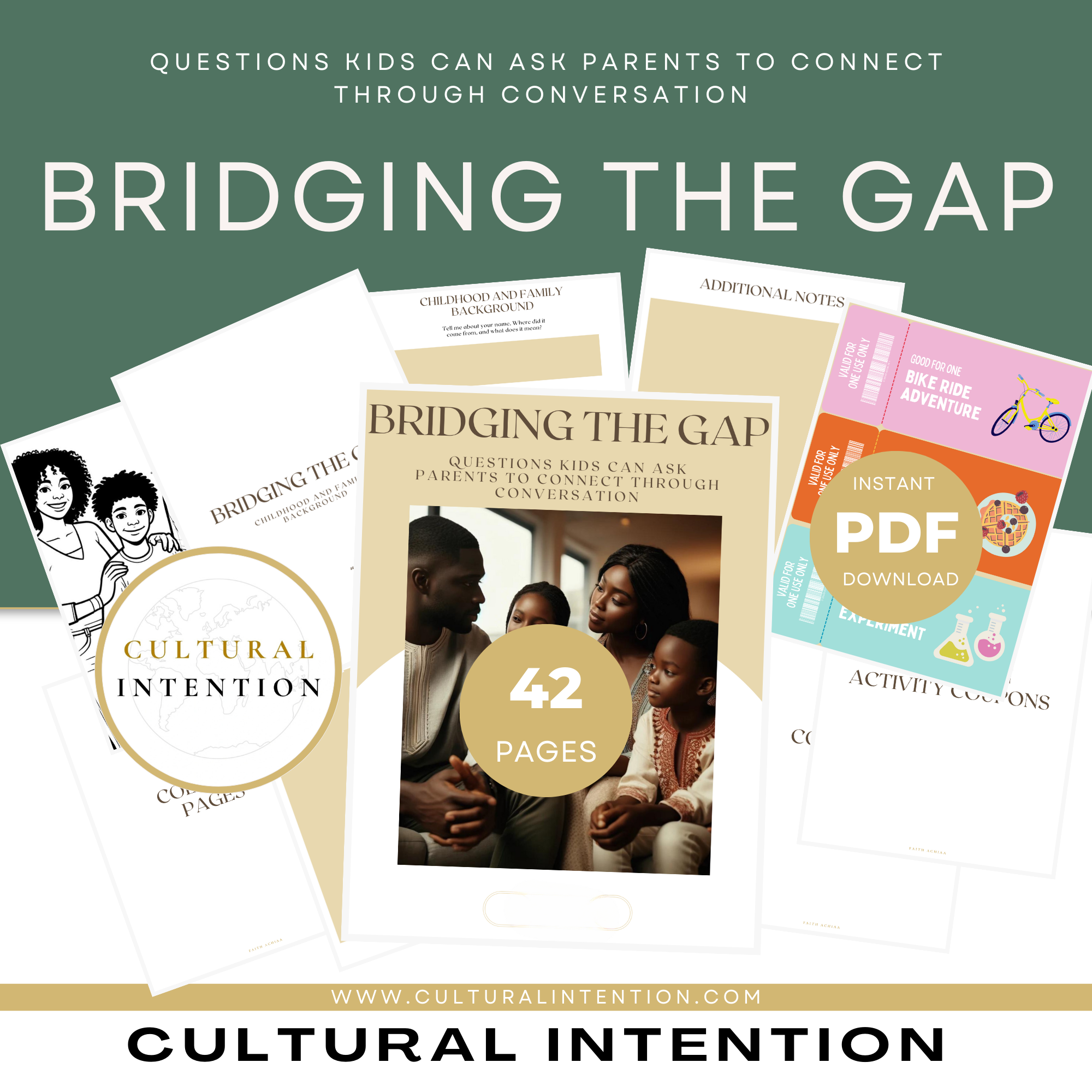 Bridging the Gap | Conversation Starter Prompts for Kids & Parents