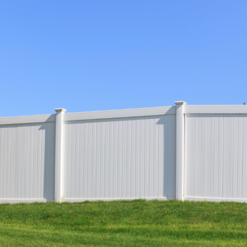 Vinyl fence