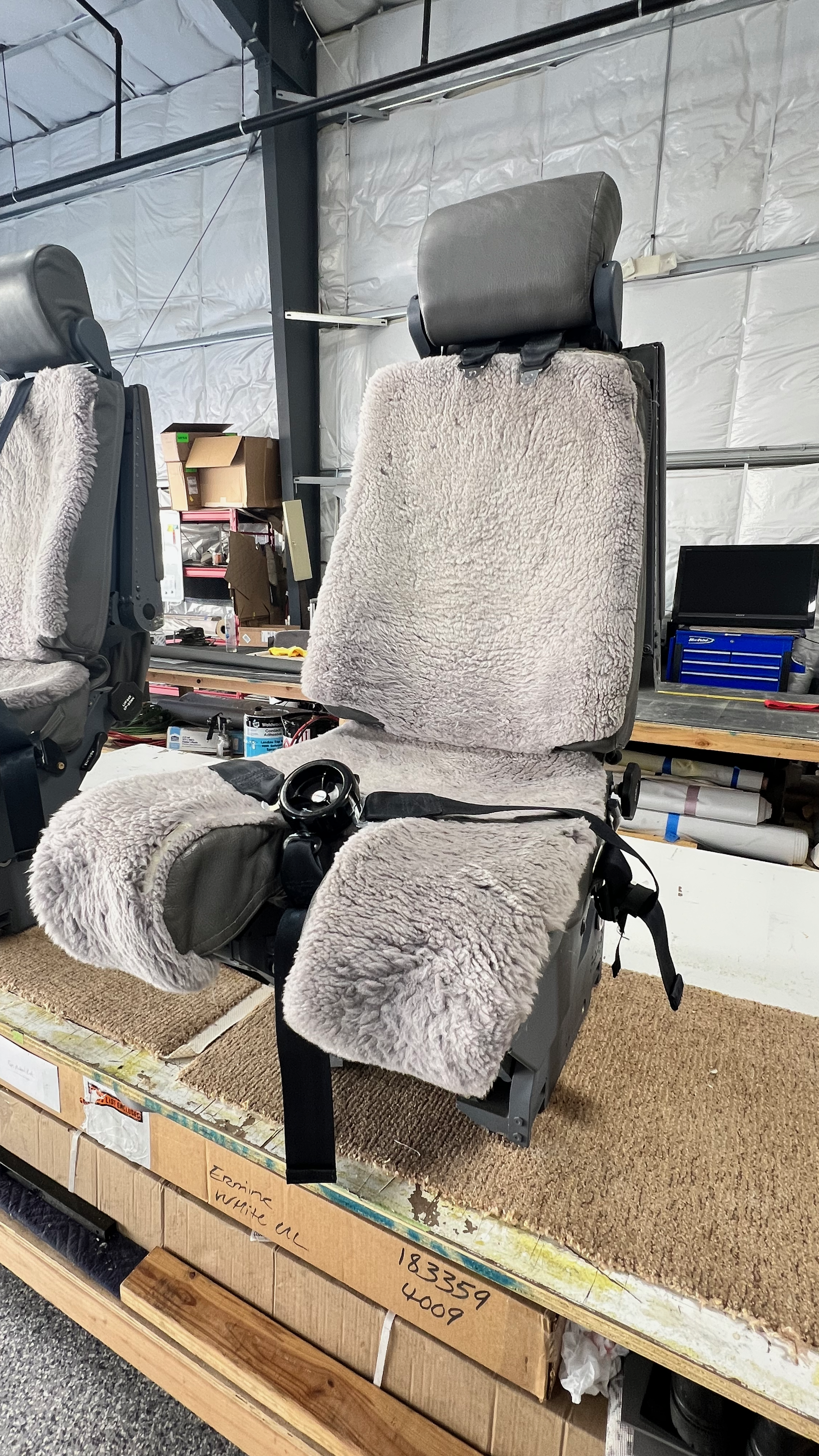 Pilot seats before recover, alternate angle