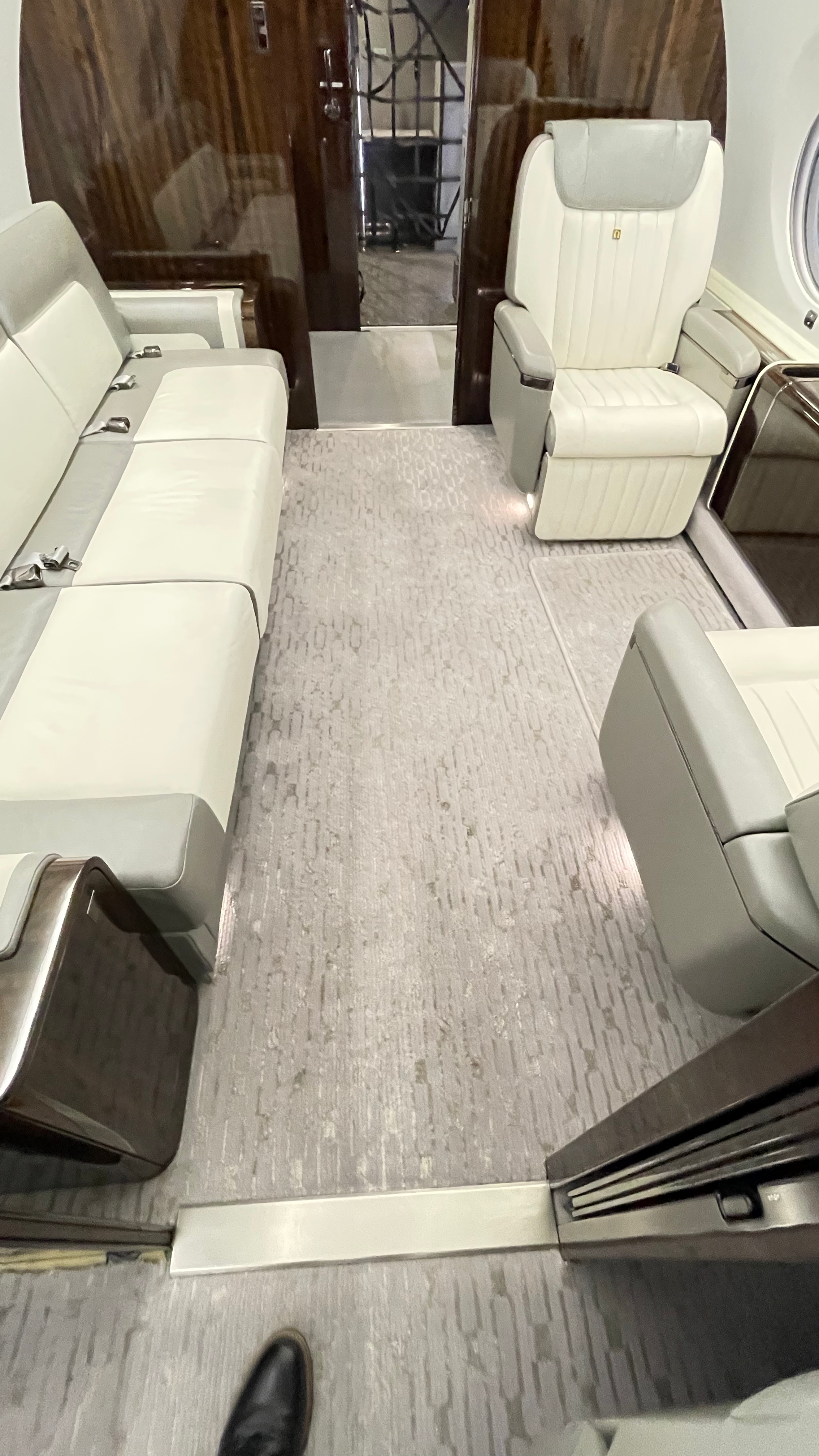 Original G650 sofa before refit