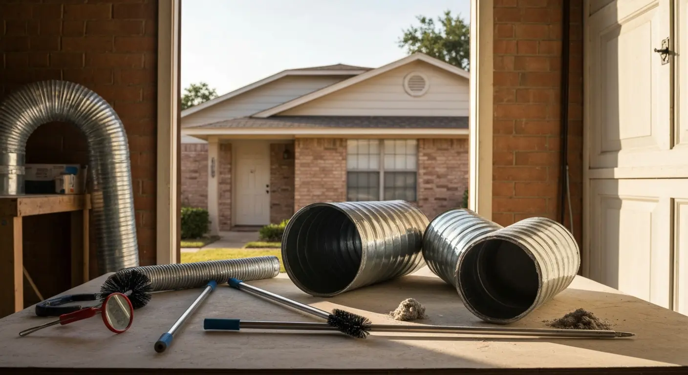 Dryer vent cleaning in South Dallas