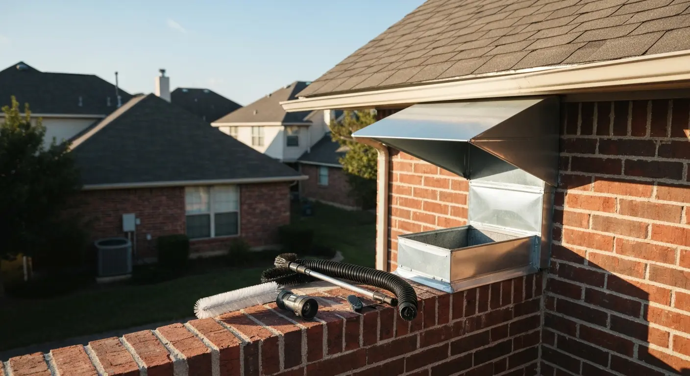 Dryer vent cleaning
