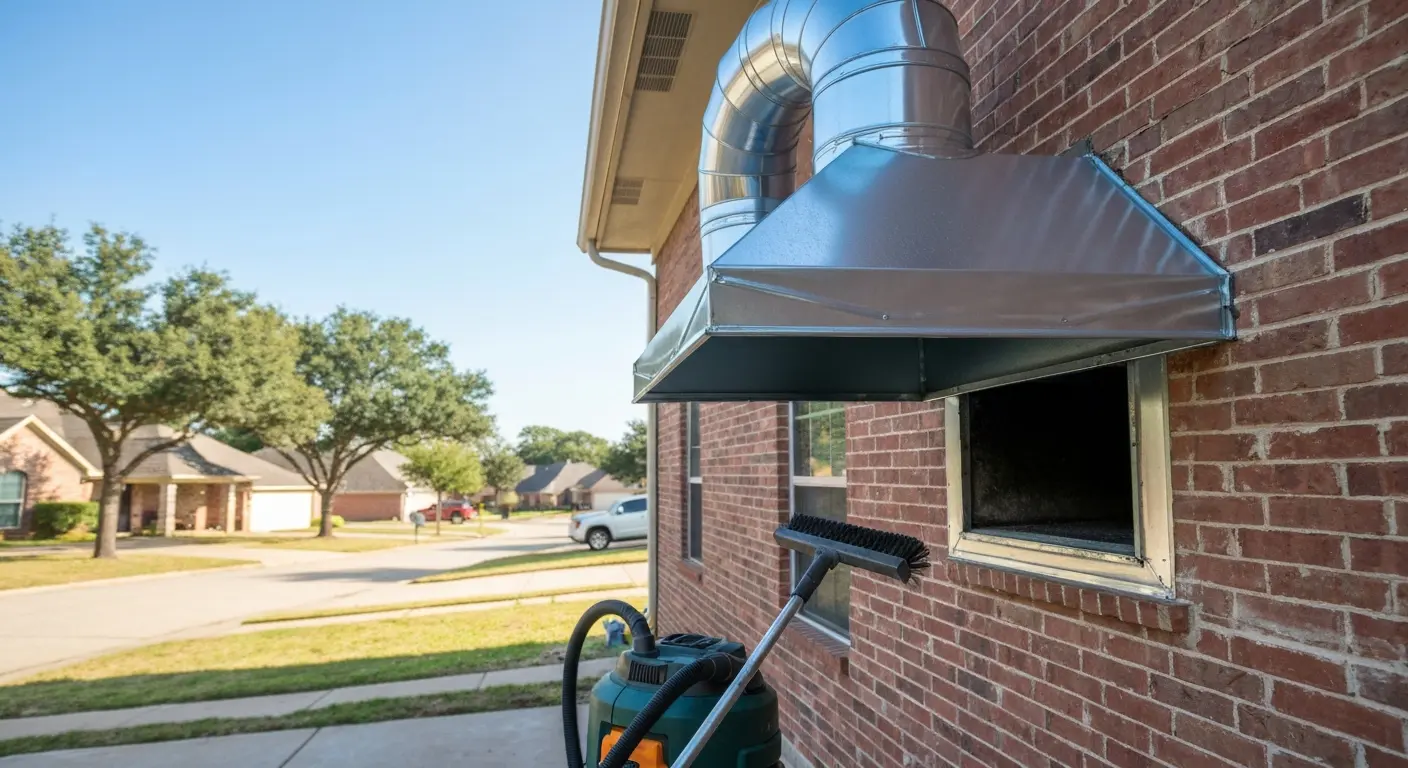 Dryer vent cleaning
