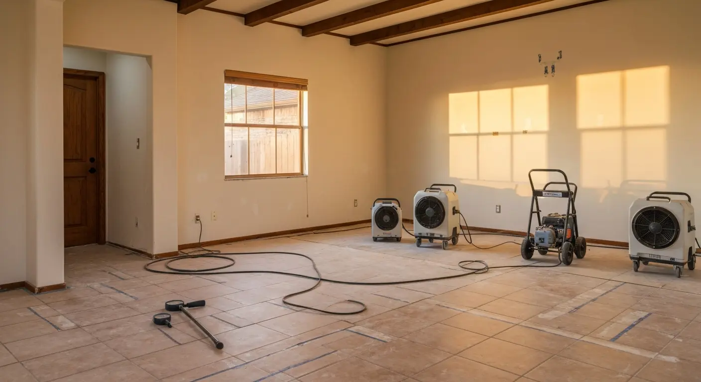 Damage restoration after water impact