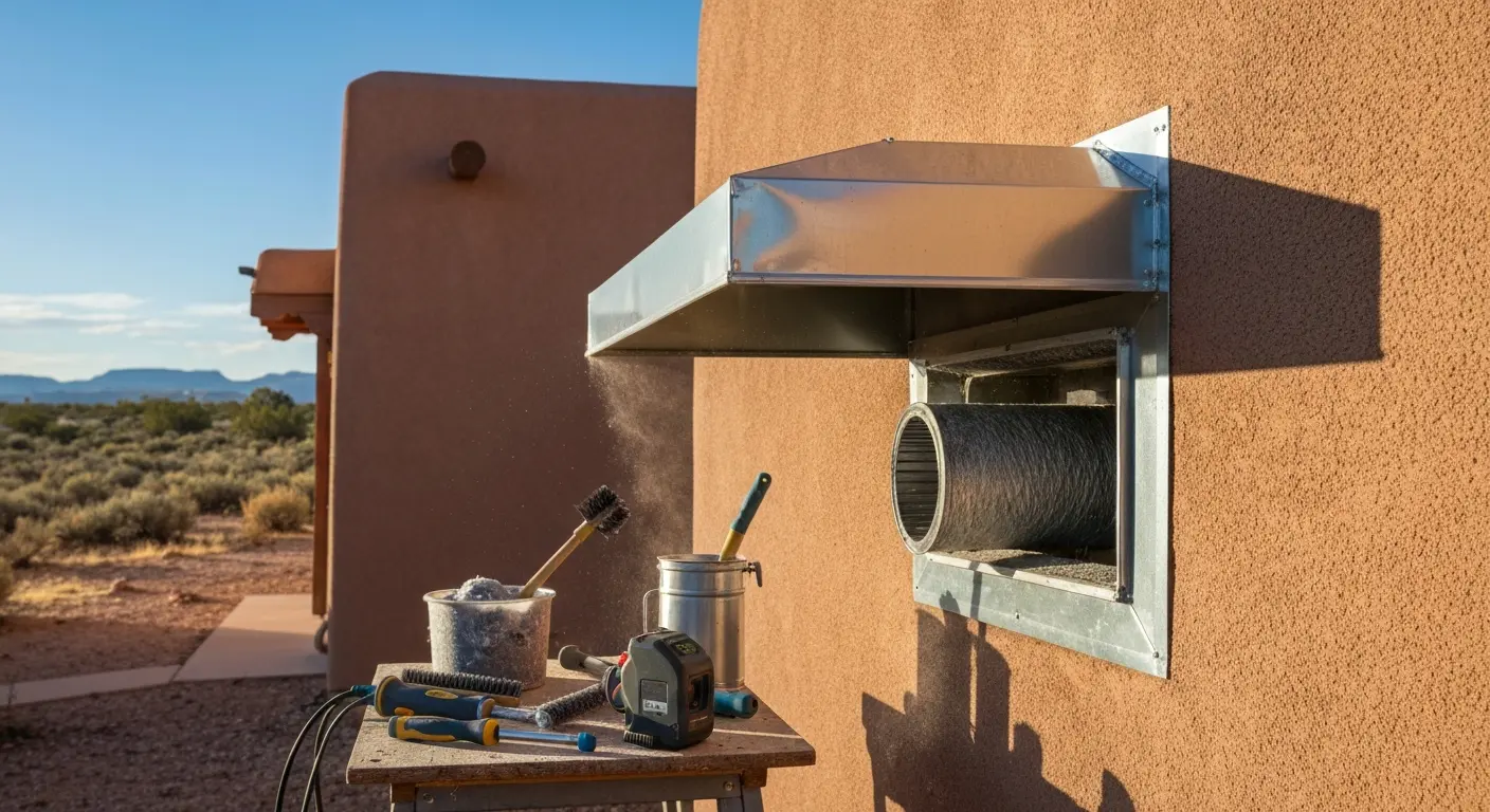 Dryer vent cleaning