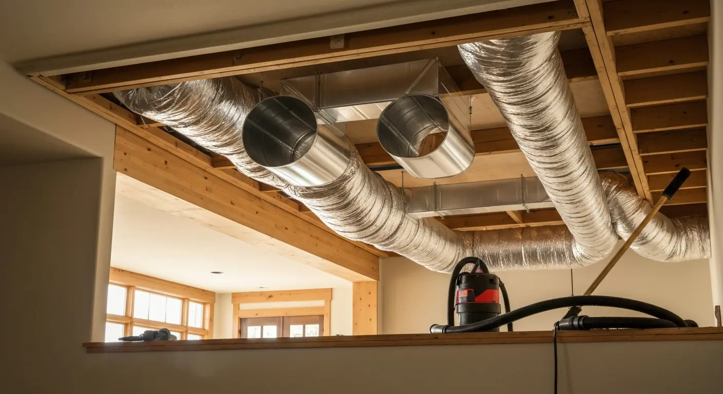 Residential air duct cleaning