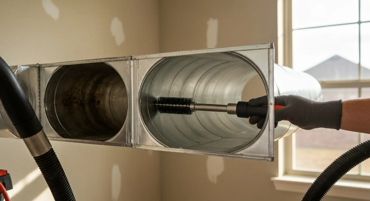Air duct cleaning service North Dallas