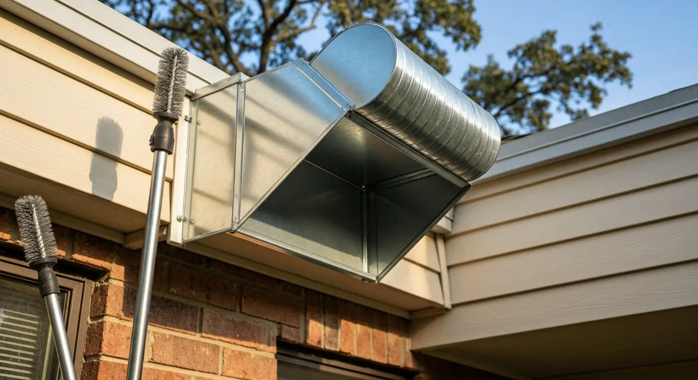 Dryer vent cleaning