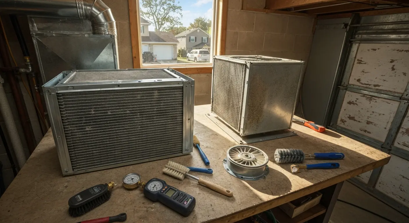 HVAC system cleaning