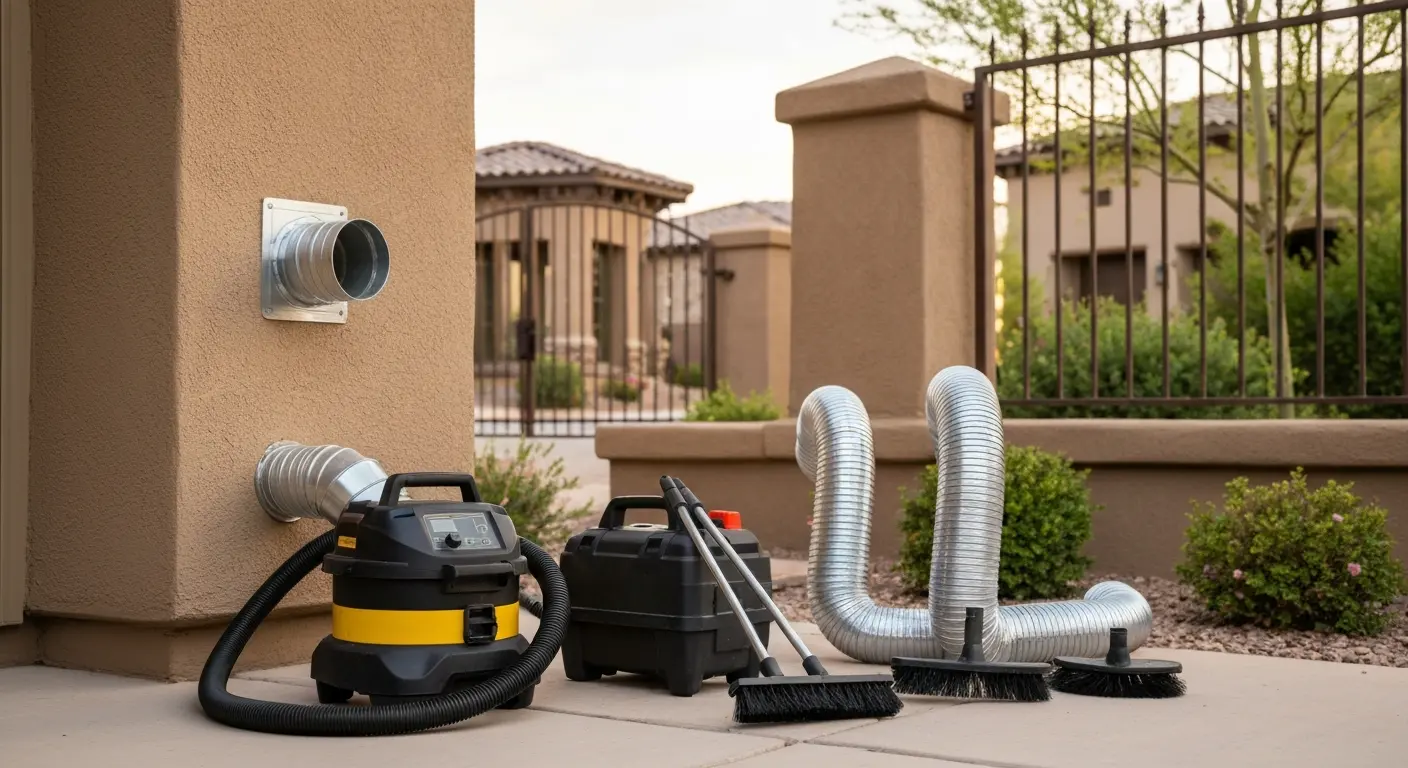 Dryer vent cleaning