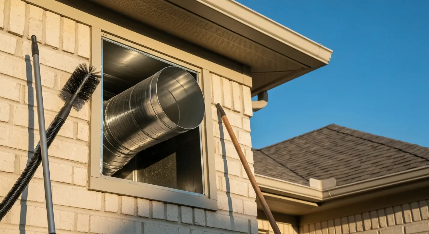 Dryer vent cleaning
