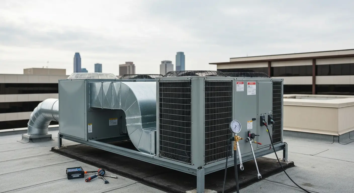 Commercial HVAC duct cleaning