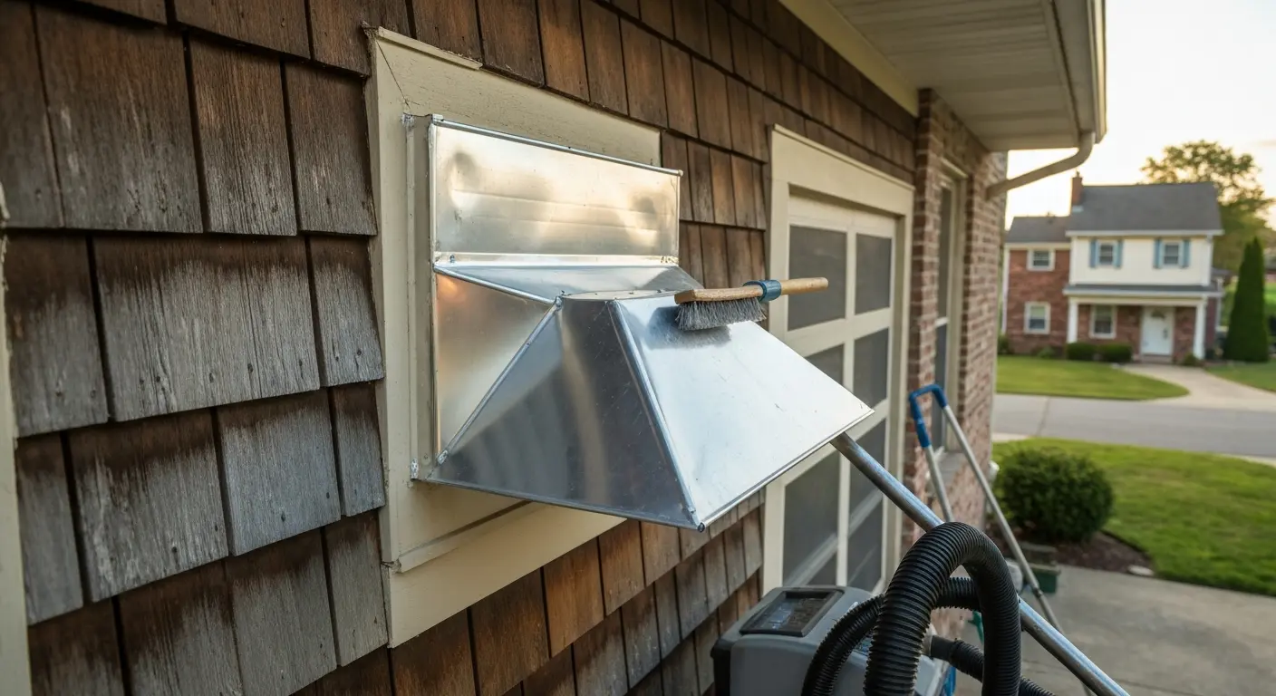 Dryer vent cleaning