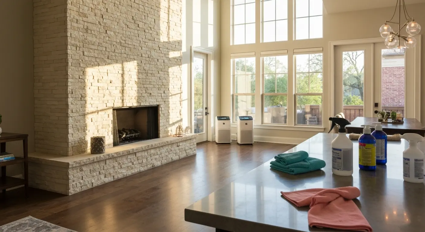 Residential fire odor removal