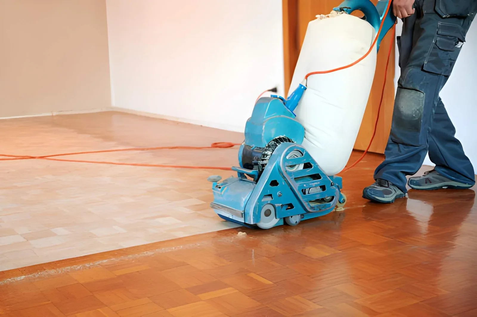 Wood floor sanding