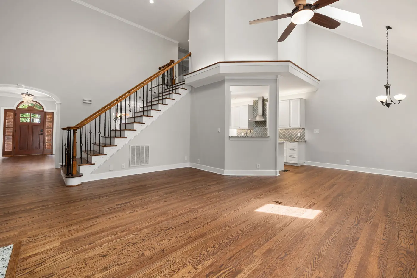 Restored wooden floor