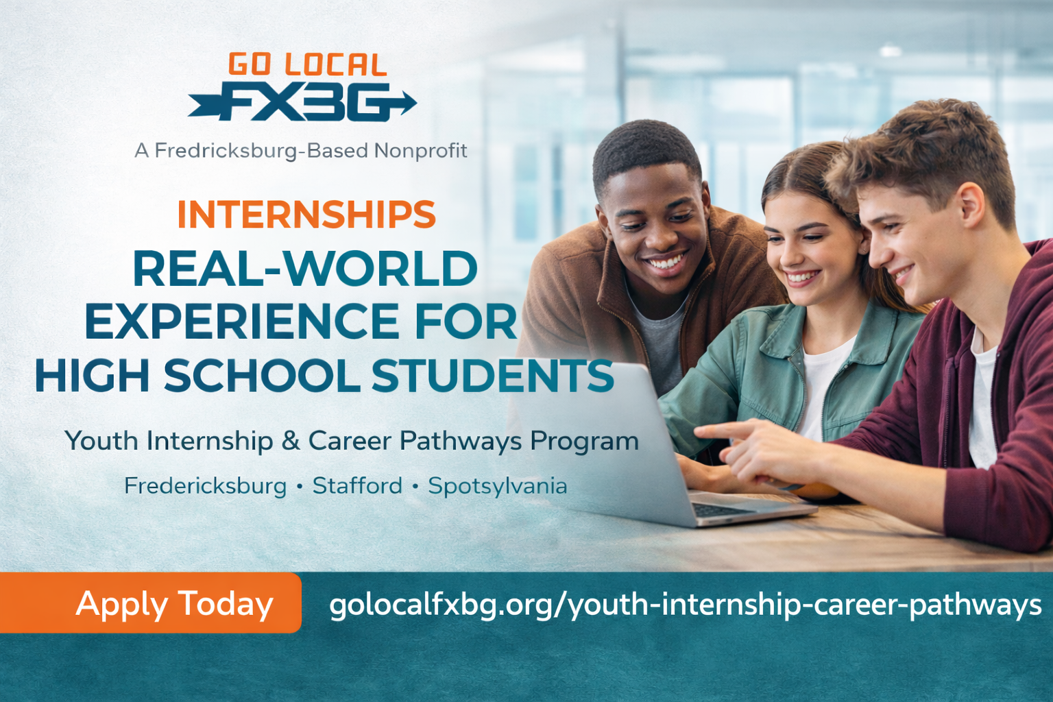 Youth Internship & Career Pathways Program | Go Local FXBG Fredericksburg