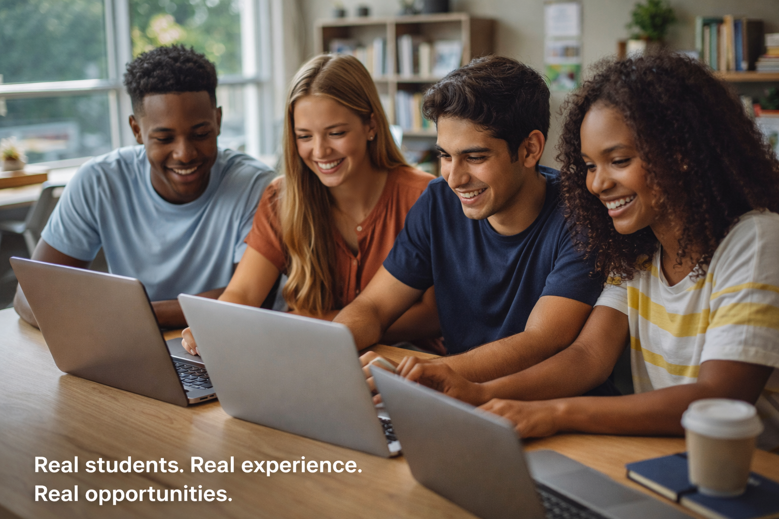 Students gaining real-world experience