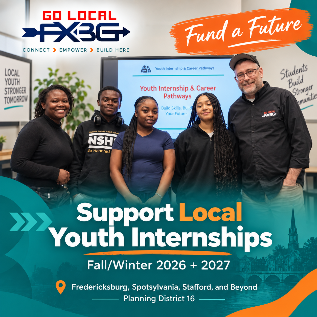 Go Local FXBG internship students and Spring Summer 2026 program impact