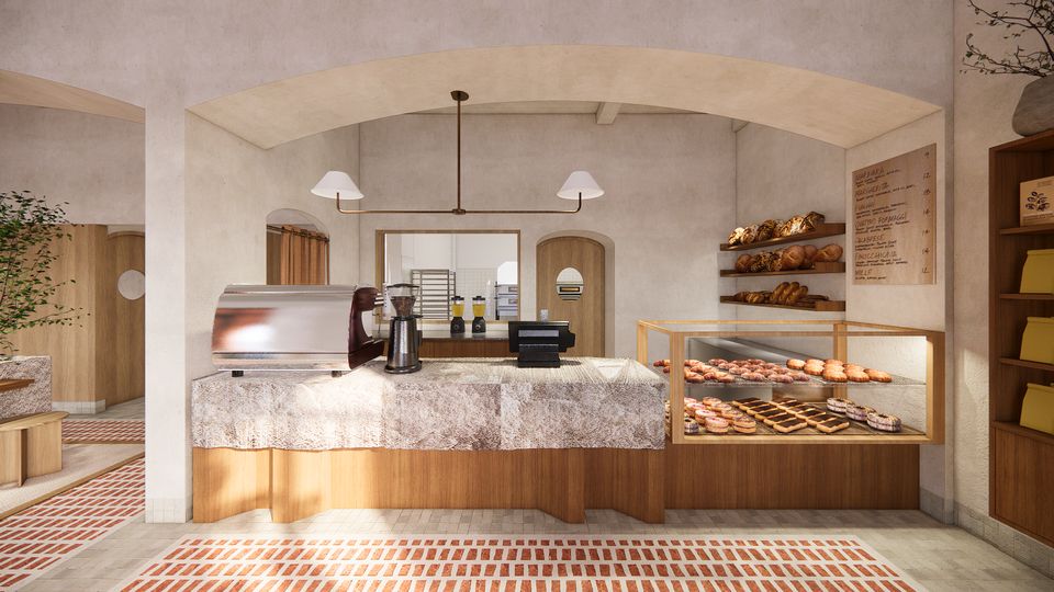 Mawatu Bakery counter