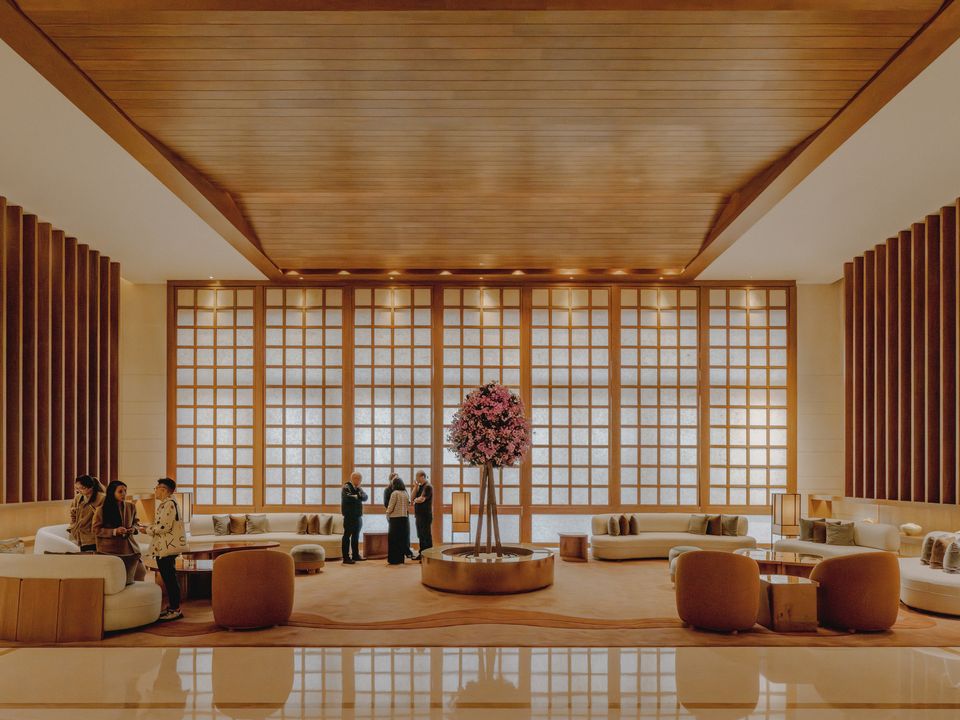 Okura Hotel lobby