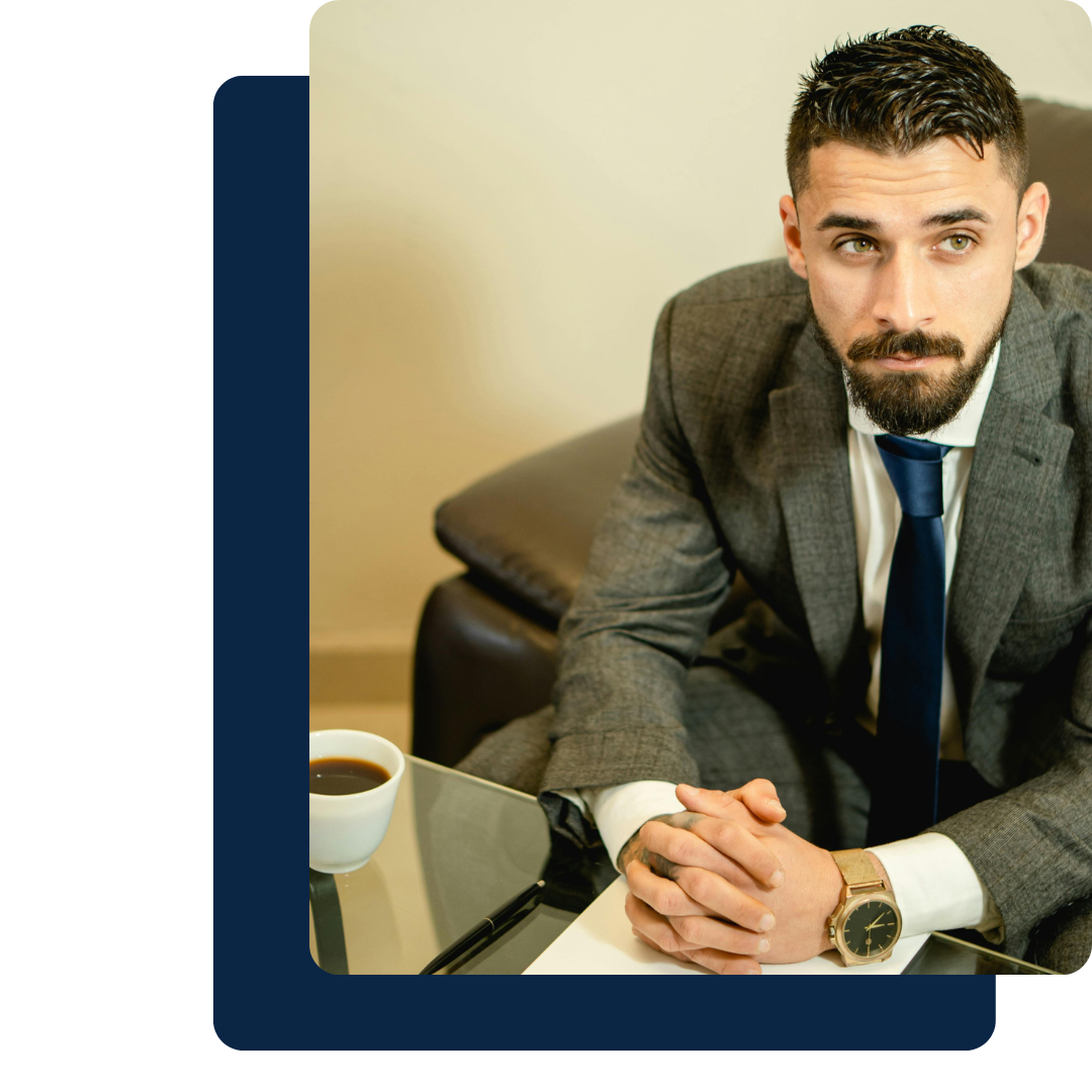 Leader pausing to consider next steps for aligning work with purpose