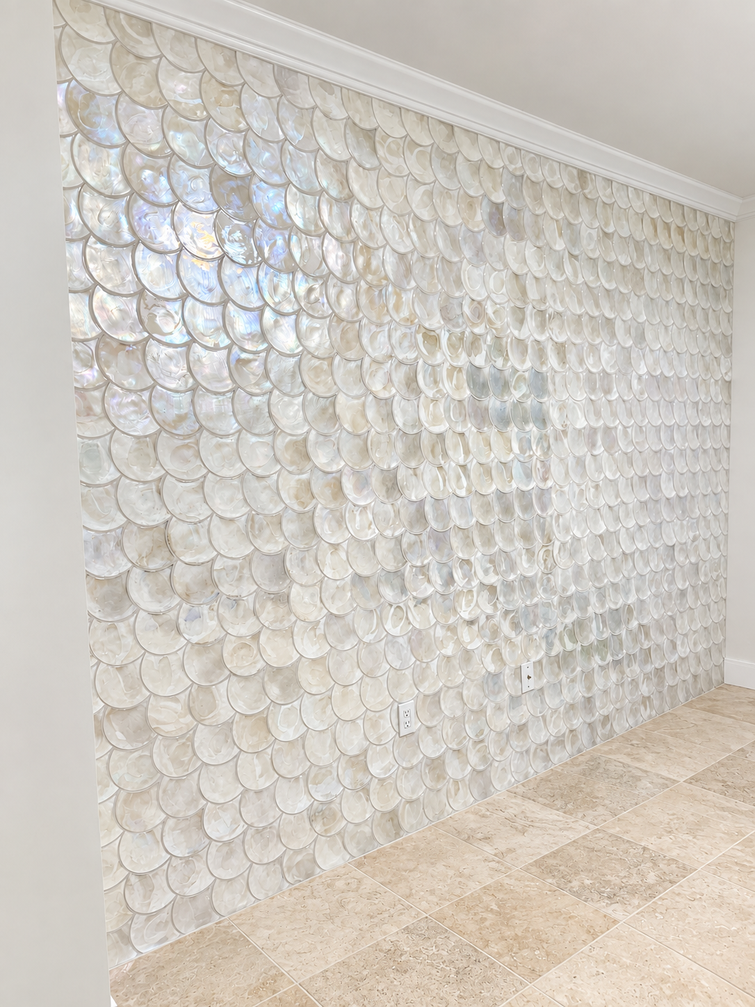 Tile accent wall