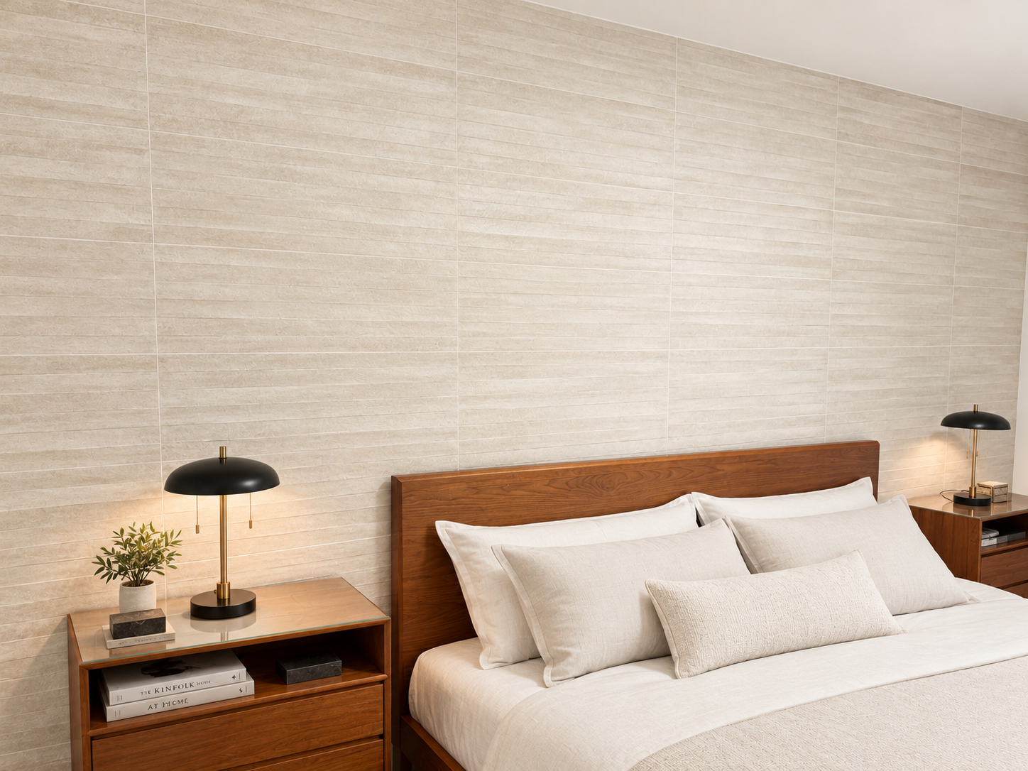Tile accent wall