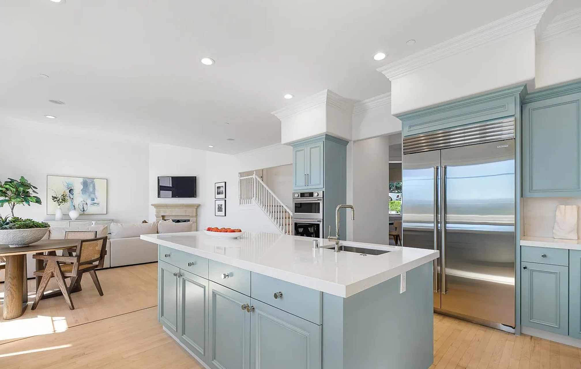 Cabinet refinishing example
