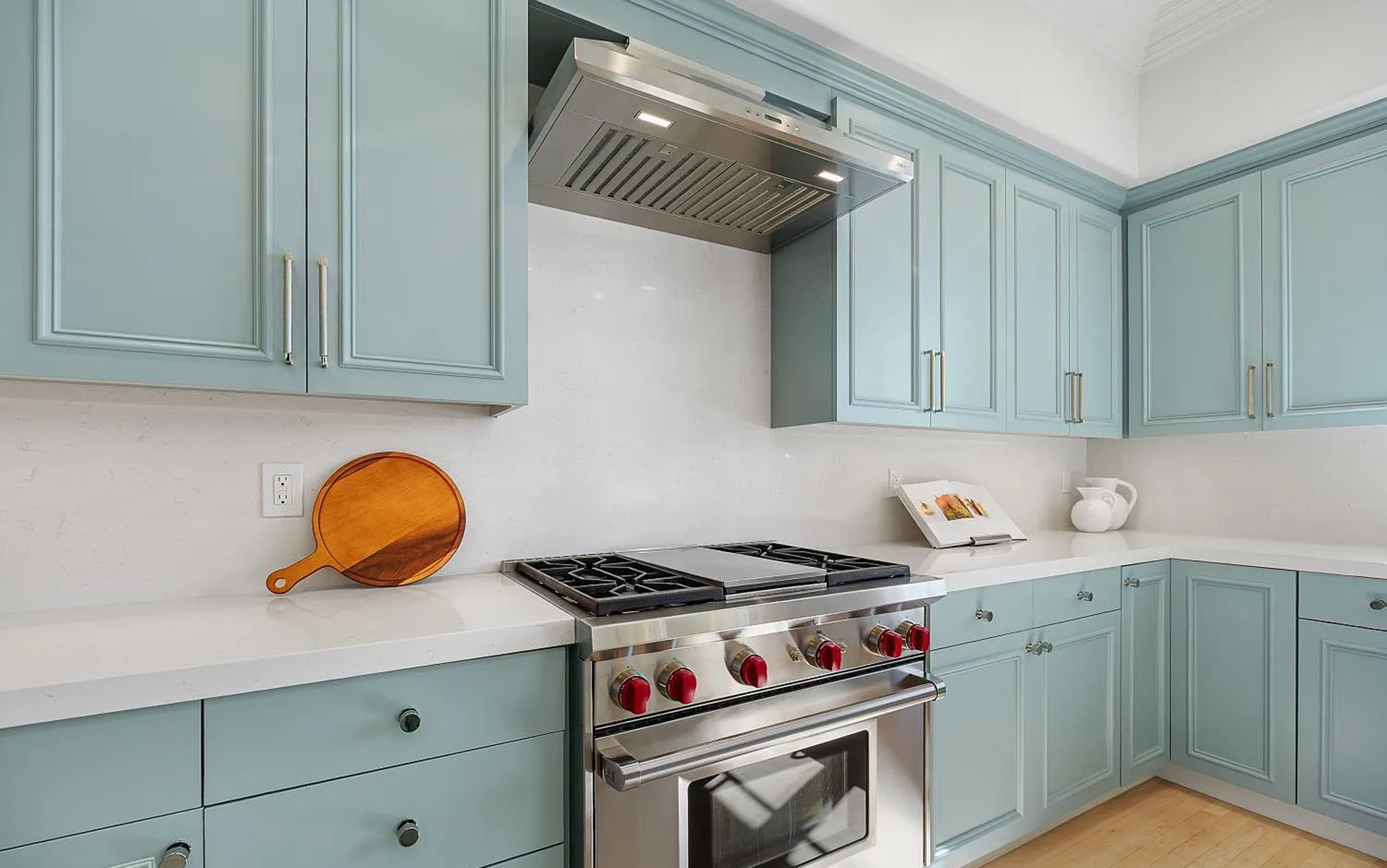 Cabinet refinishing example