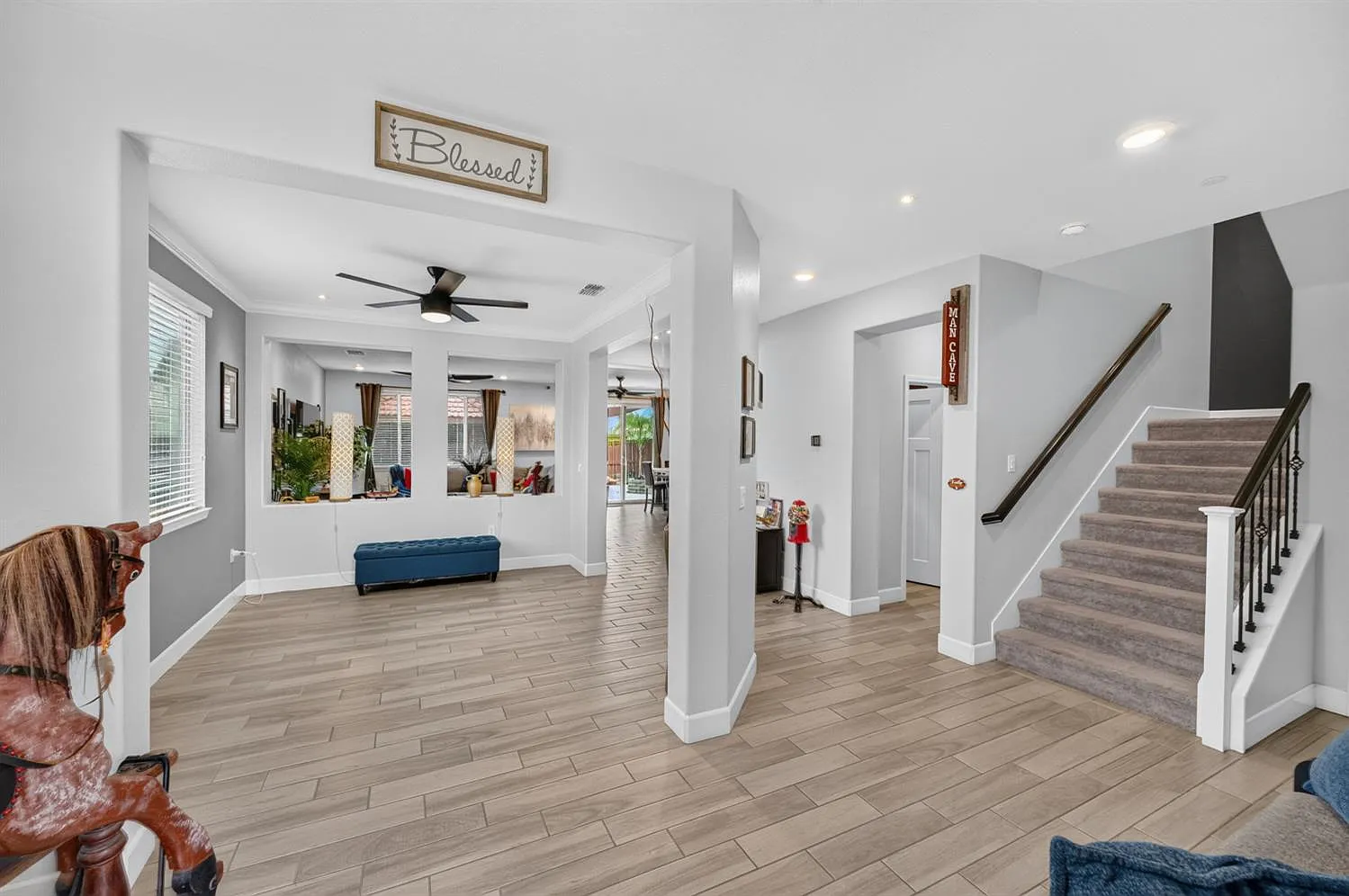 Interior finishing example