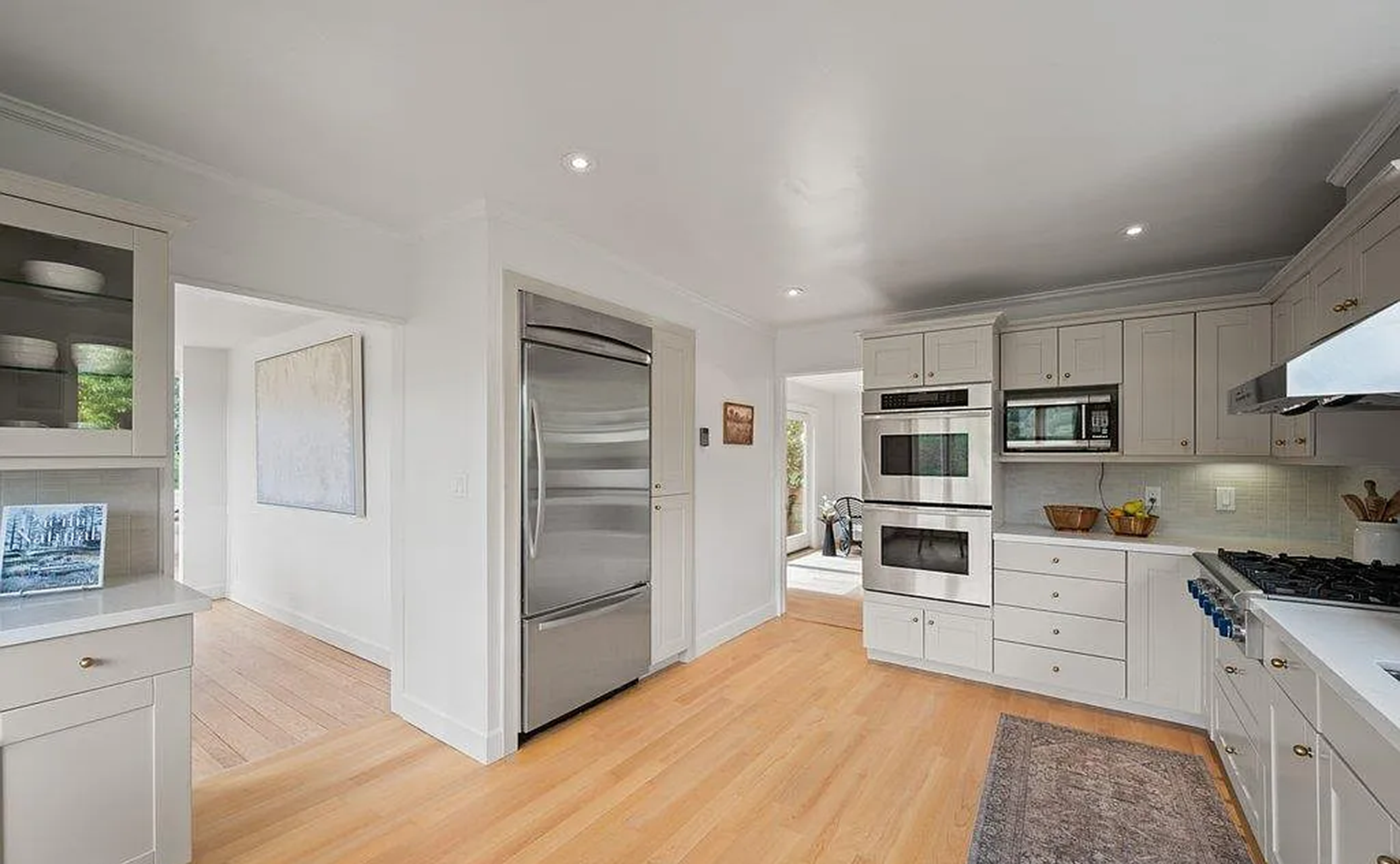 Cabinet refinishing example