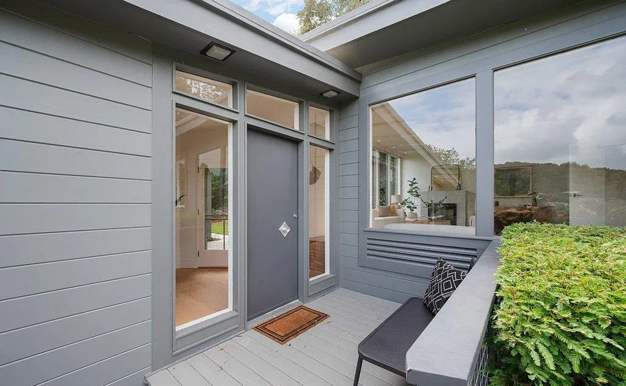Exterior finishing example