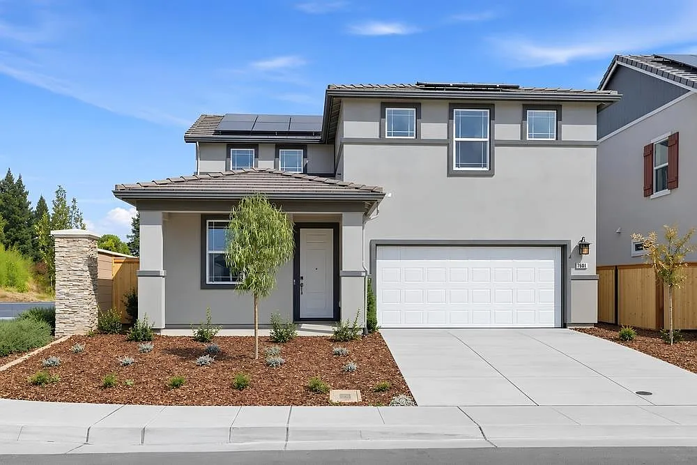 Exterior finishing example