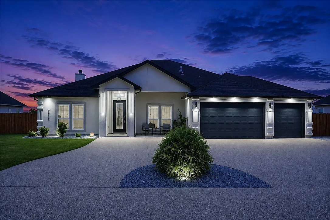 Exterior finishing example